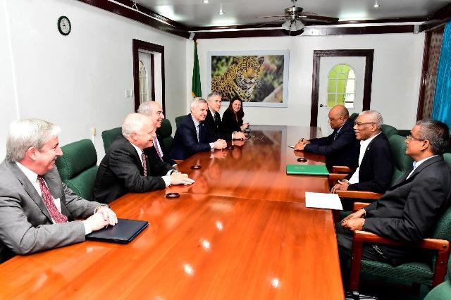 Guyana’s President stresses environmental care in meeting with Hess CEO