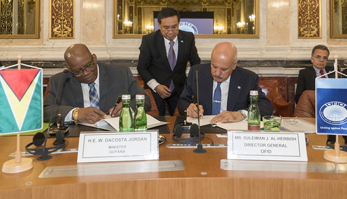 Guyana signs onto OPEC fund
