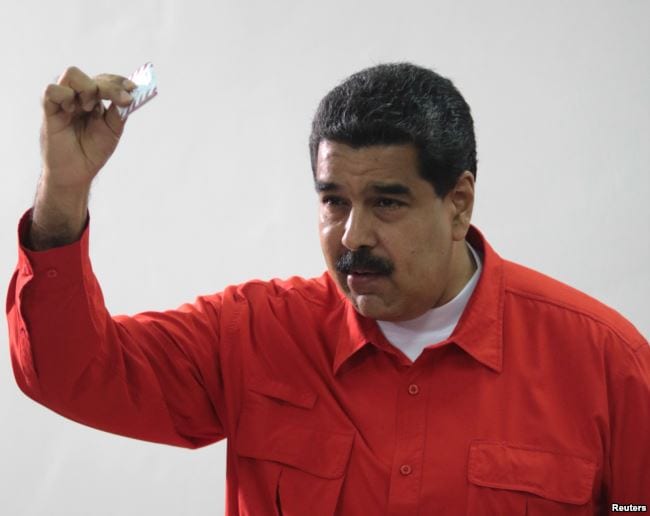 Venezuela’s Maduro claims poll victory as opposition cries foul
