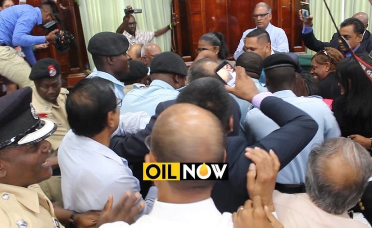 Private sector group views police action in Guyana Parliament as threat to democracy