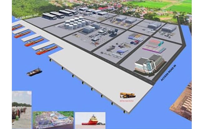 Guyanese businessman unveils plan for mega O&G shore-base