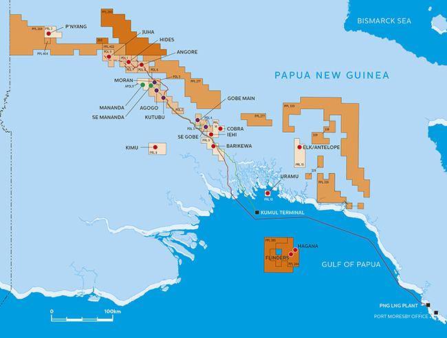Exxon Papua New Guinea gas resource increase by 84 percent