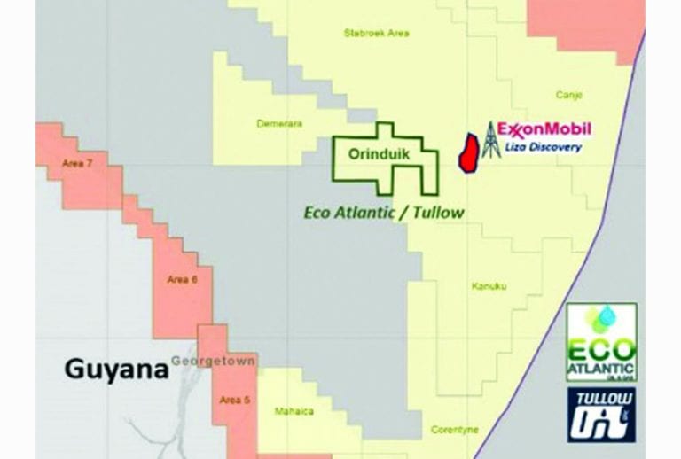 Eco Atlantic says Guyana prospect contains approximately 3 billion barrels of oil and gas