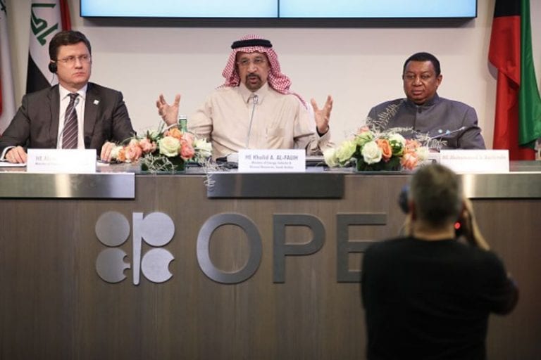 Oil prices dive 4% as OPEC meeting ends with no details on production cuts
