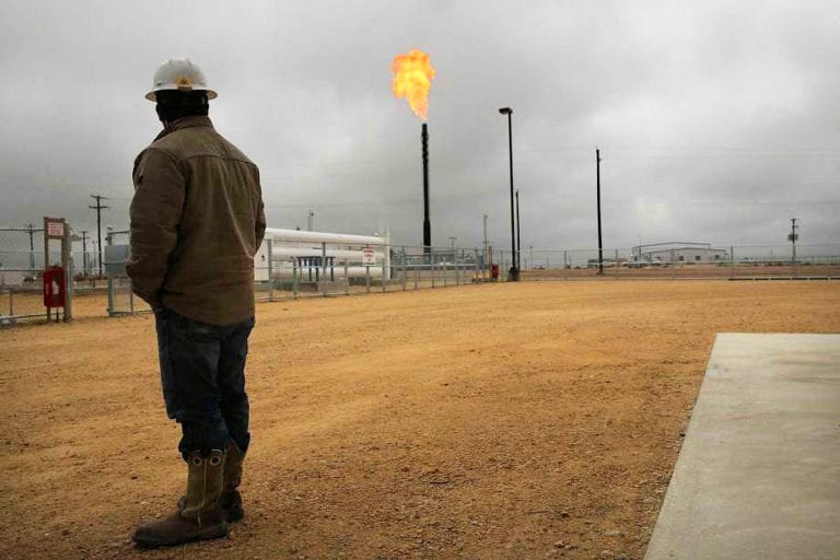 Permian gas flaring drops for the first time in years