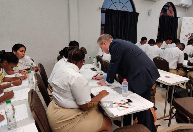 Guyanese students learn about offshore exploration at public forum