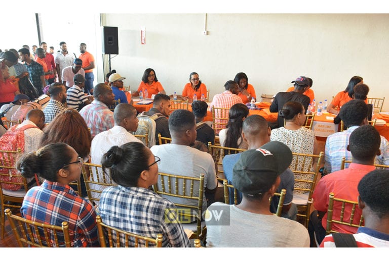 Hundreds flock to oil and gas job fair in Guyana as industry preps for take off