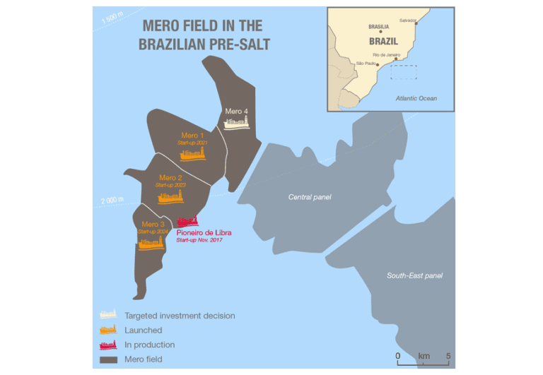 Total sanctions third phase of Mero project in deepwater Brazil