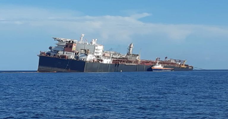 T&T government urged to act urgently on tilting vessel that could spill 1.3 million barrels of crude into sea