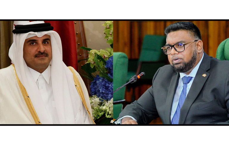 Guyana, Qatar to collaborate on oil and gas, portable military hospitals for pandemic fight
