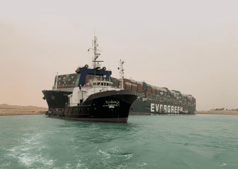 Oil jumps by 1% as ship runs aground in Suez Canal