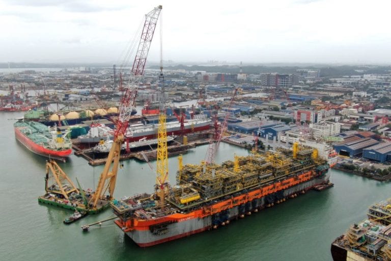 Major milestone reached as topsides lifting campaign for Liza Unity FPSO completed