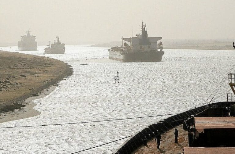 Major marine traffic jam in Suez Canal as 40 oil tankers, other vessels pile up
