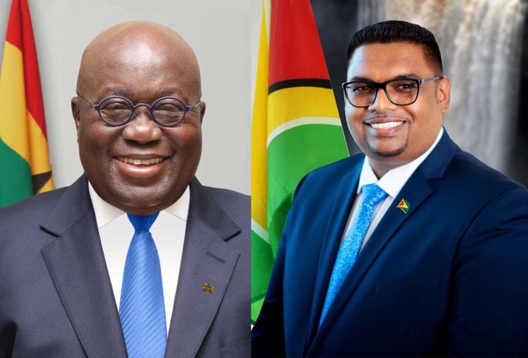 Guyana and Ghana Presidents discuss oil & gas, other issues