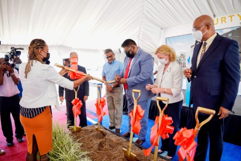 Sod turned for US$20 million Marriott-branded hotel at Guyana’s largest airport