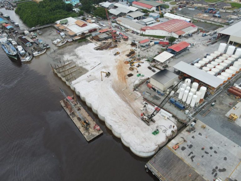 Construction of additional berths at Guyana Shore Base 60% complete; to be ready by second quarter of 2022
