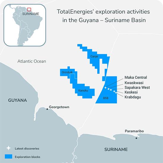 TotalEnergies strikes more oil at Suriname’s Block 58