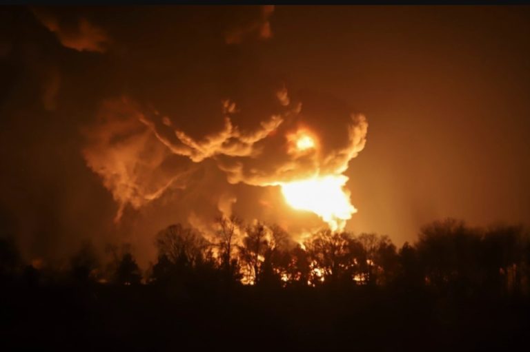 Missile strike destroys oil terminal in Ukraine, refinery shuts down