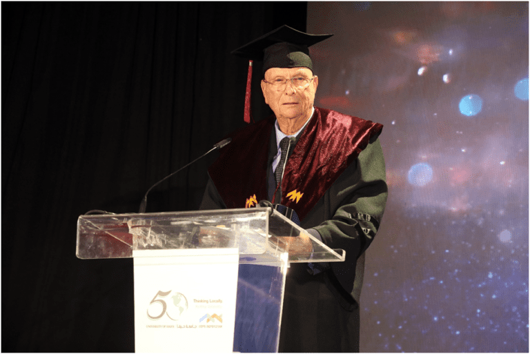 Ratio Energy Co-founder, “Father of Leviathan gas field” bestowed with Honorary Doctorate