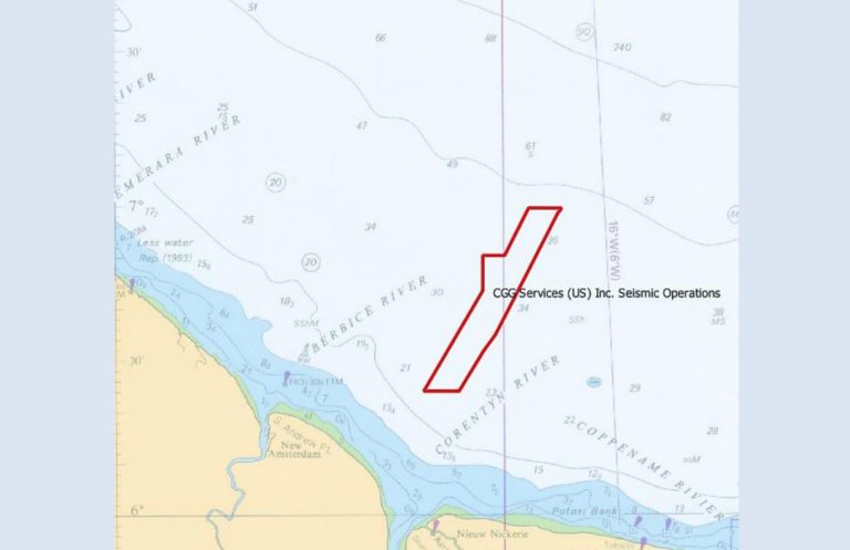 3-D Seismic operations continue offshore Guyana