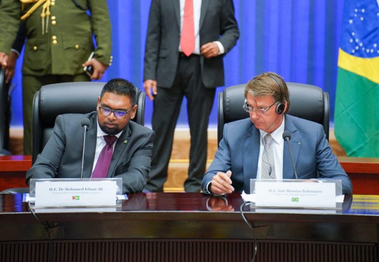 Brazil, Guyana Presidents say time for new phase of feasibility studies on regional energy corridor