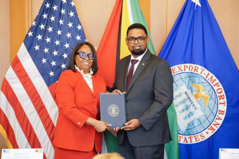 US EXIM Bank’s US$2B package for roads, agriculture, renewables in Guyana