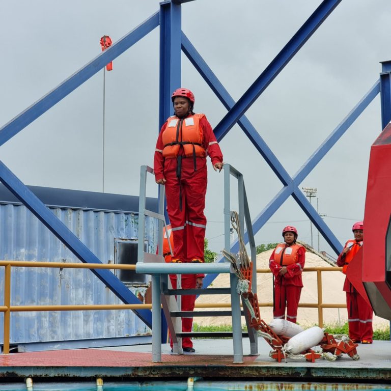 23 customs petroleum officers complete offshore safety, emergency response training