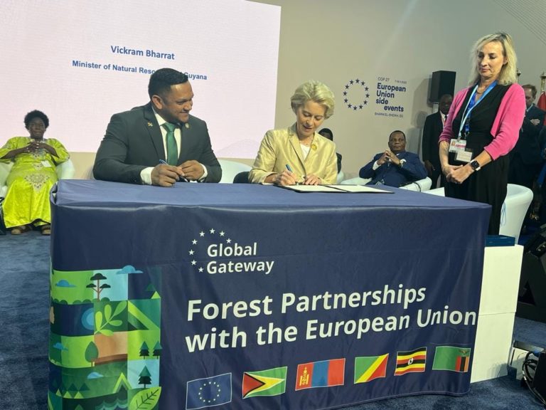EU to grant €5 million to Guyana in major forest pact