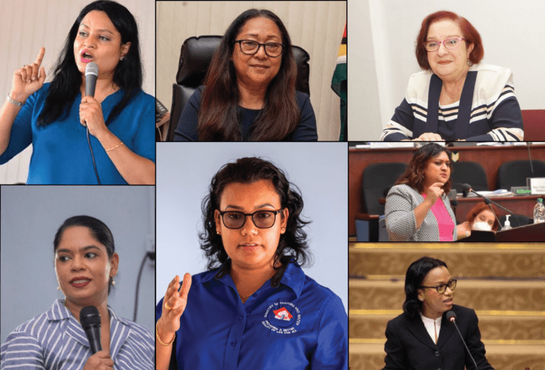 Seven women in government hold power to use oil revenues for a visible leap in Guyana’s social services