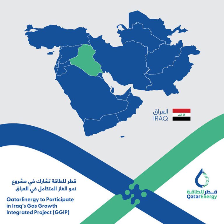 <strong>QatarEnergy takes 25% share in Iraq’s Gas Growth Integrated Project</strong>