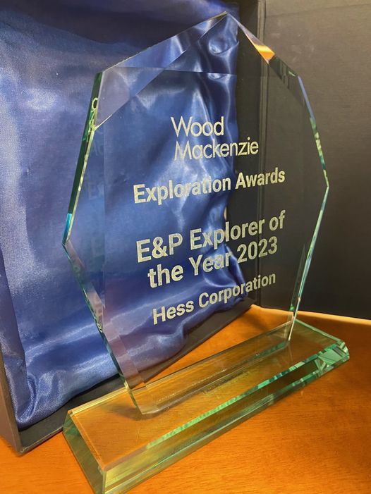 Hess awarded E&P Explorer of the Year for second consecutive year