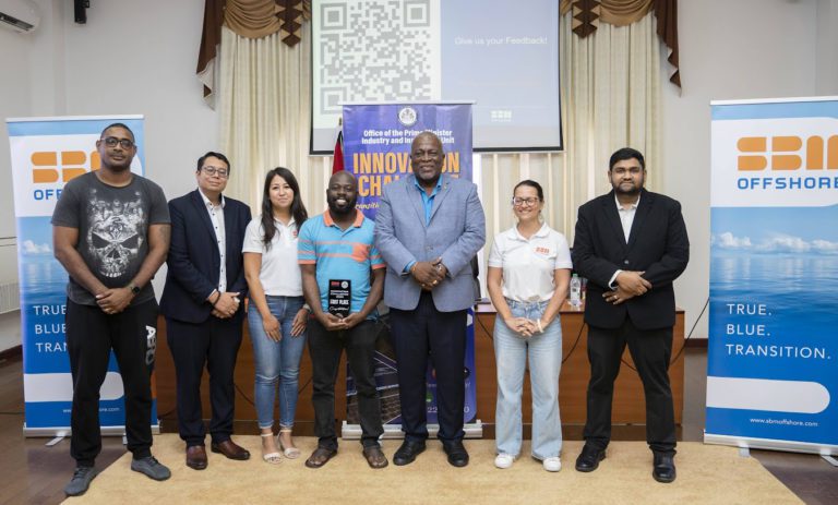 Team Infinity Tech emerges winner in SBM Offshore Guyana-sponsored Innovation Challenge 2023