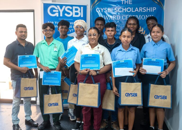 GYSBI awards 11 technical scholarships out of 300 Guyanese applicants
