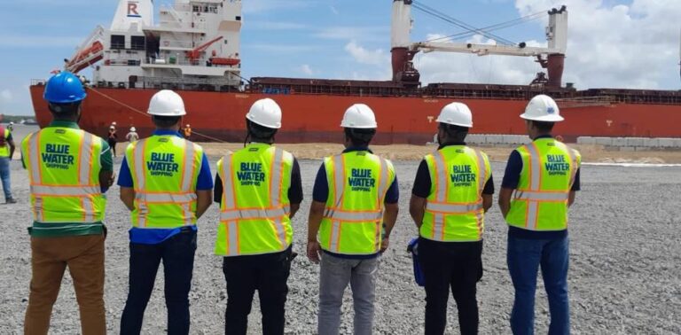 Blue Water Shipping successfully manages arrival of largest cargo ship in Guyana