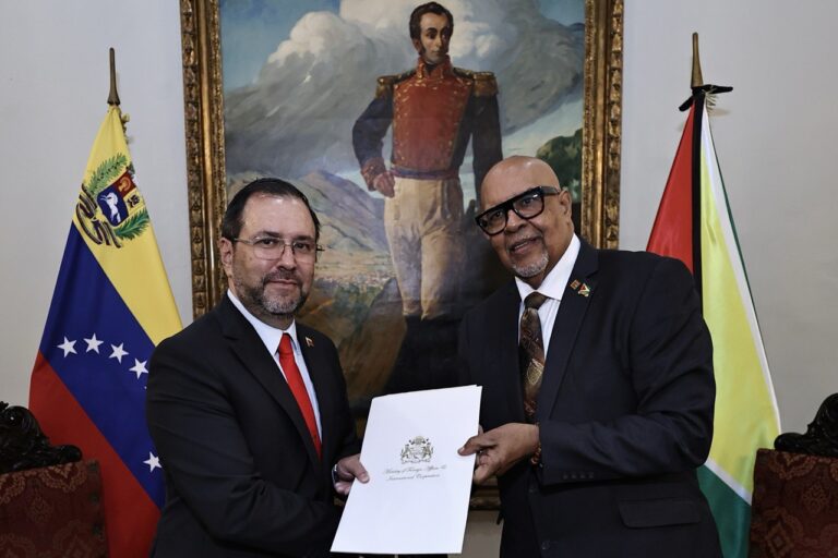 Venezuela accredits Guyana Ambassador as countries move to cooperate 