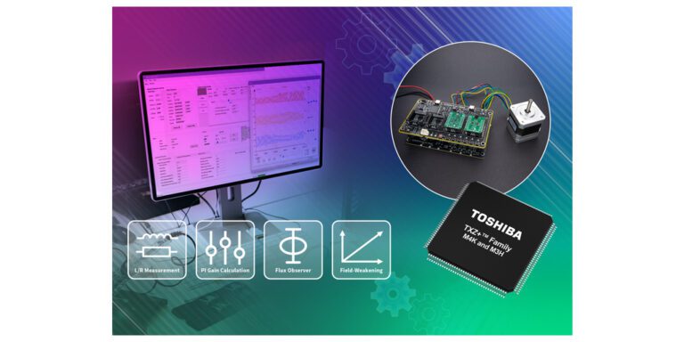 Toshiba Adds New Position Estimation Control Technology to Its Motor Control Software Development Kit to Simplify Field Oriented Control of Motors