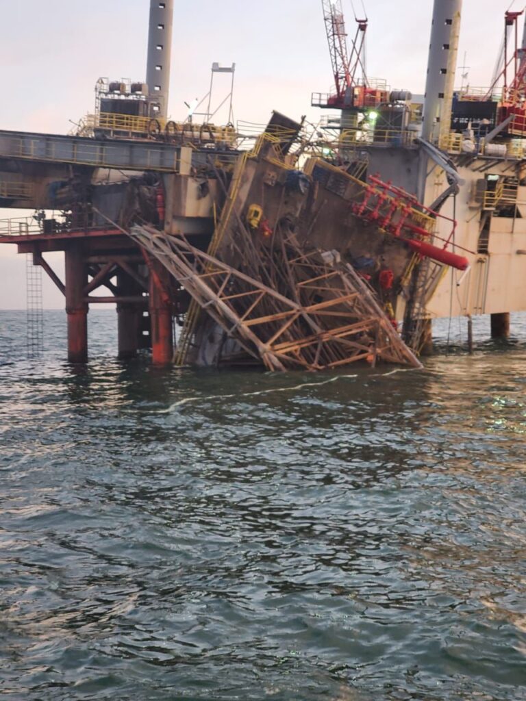 T&T Energy Ministry to investigate rig collapse that left worker missing