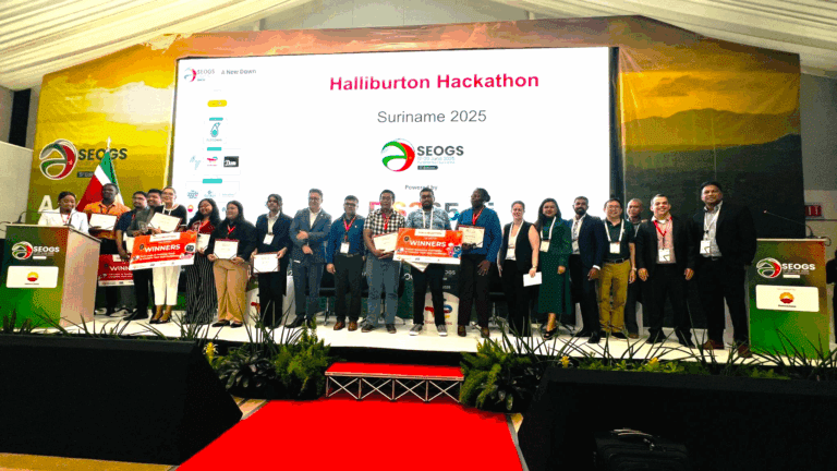 Halliburton hosts groundbreaking student hackathon at SEOGS 2025