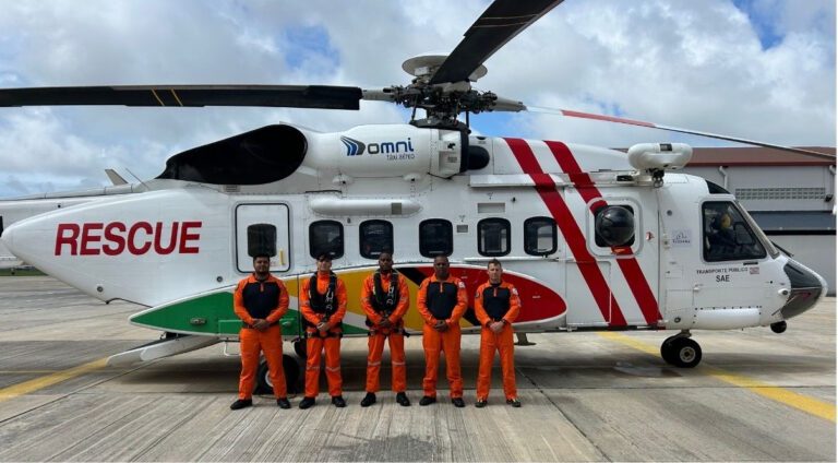 OMNI Helicopters adds four to offshore search and rescue team in Guyana
