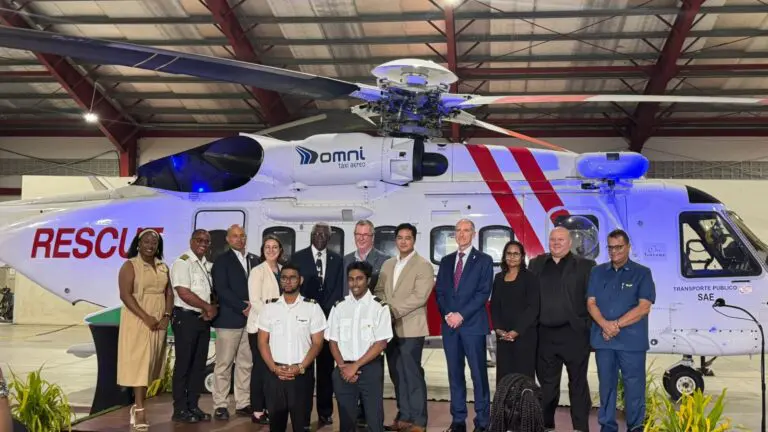 First-ever Guyanese pilots join OMNI’s offshore operations