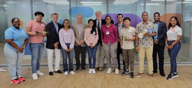 SBM sponsors international trips, science equipment for winners of Guyana mousetrap competition