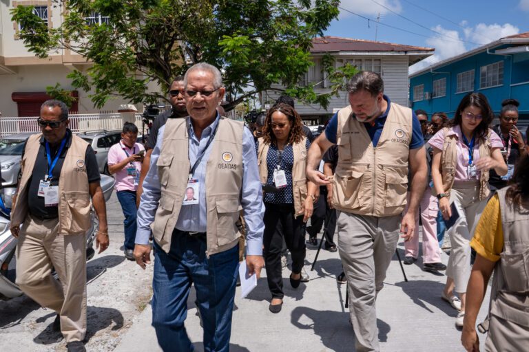 OAS Mission visits 342 Polling Stations across Guyana, reports ‘things moving smoothly’