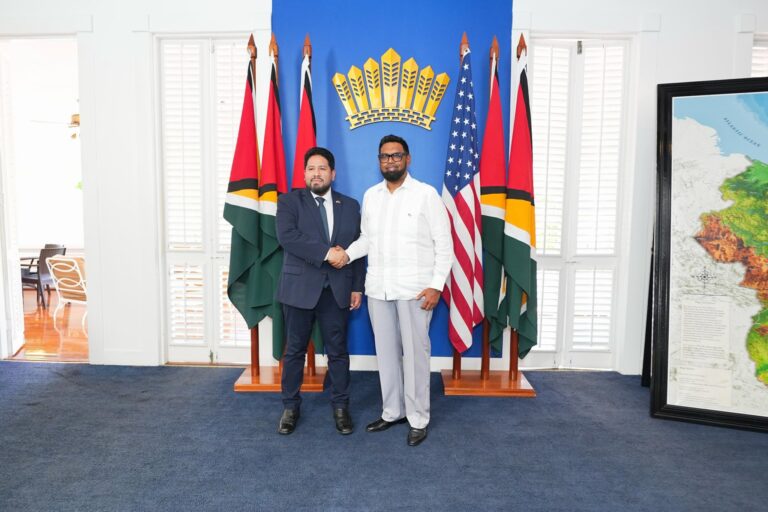 Ali reinforces Guyana’s sovereignty amid uptick in U.S. Caribbean military activity