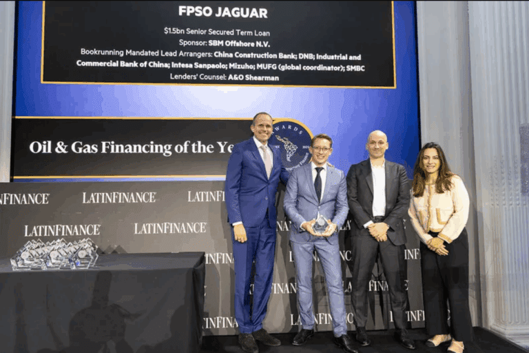 Jaguar FPSO deal wins Latin Finance’s Oil & Gas Financing of the Year award 