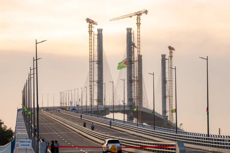A look at Guyana’s engineering masterpiece, the New Demerara Bridge
