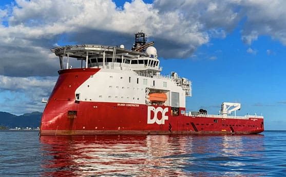 Skandi Constructor’s first entry into Georgetown opens new opportunities for Guyanese offshore sector