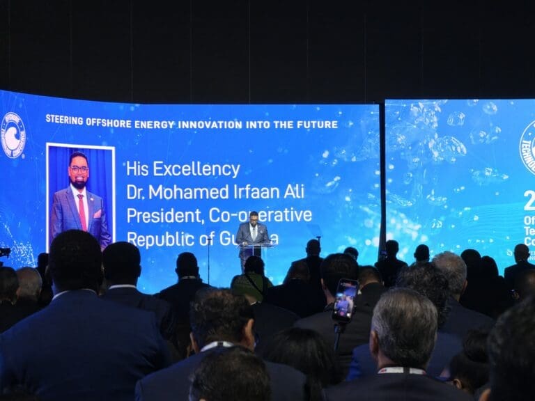 Ali positions Guyana’s “energy balance” model at OTC as pathway for development and climate goals
