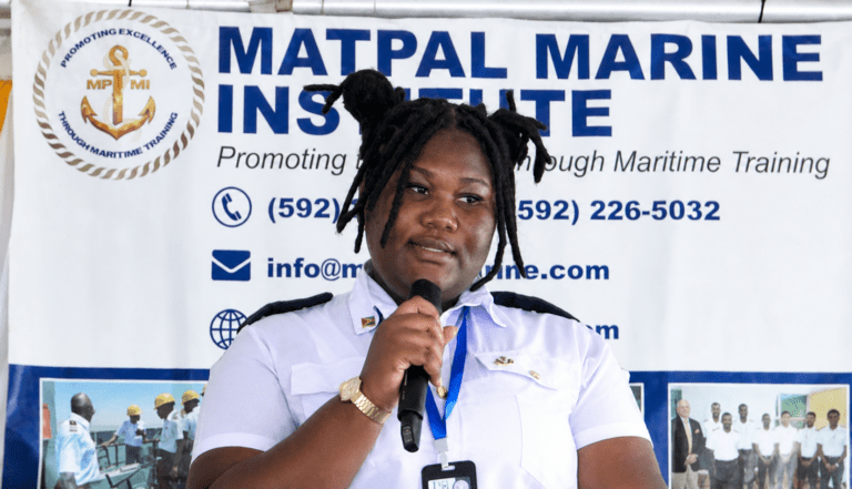 “The sea doesn’t care about fear” – MatPal cadet encourages youth to pursue maritime careers