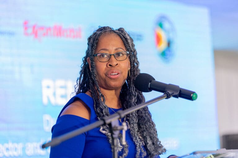 Carla Crawford says Friedlander Guyana’s goal is to keep more fabrication work local