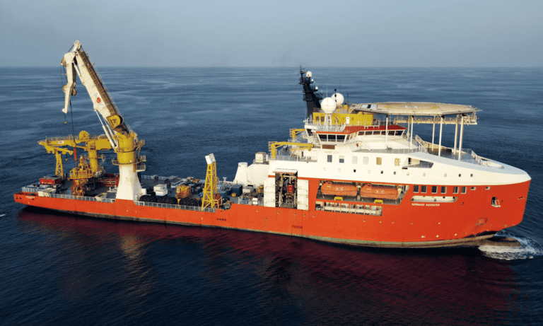Normand Navigator arrives in Suriname to support GranMorgu offshore construction activities
